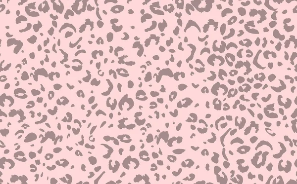 Abstract modern leopard seamless pattern. Animals trendy background. Pink and beige decorative vector stock illustration for print, card, postcard, fabric, textile. Modern ornament of stylized skin — Stock Vector