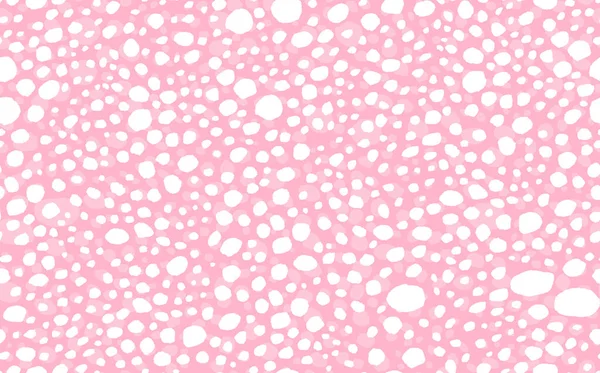 Patrón moderno sin costuras de leopardo abstracto. Animales de fondo de moda. Ilustración de stock decorativo rosa y blanco para impresión, tarjeta, postal, tela, textil. Adorno moderno de piel estilizada — Archivo Imágenes Vectoriales