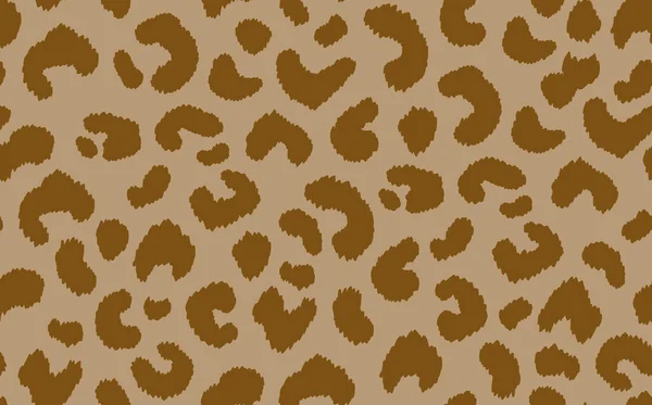 Абстрактный современный леопардовый бесшовный рисунок. Животные модного происхождения. Бежевый и коричневый векторный инвентарь для печати, открытки, открытки, ткани, текстиля. Современный орнамент стилизованной кожи — стоковый вектор