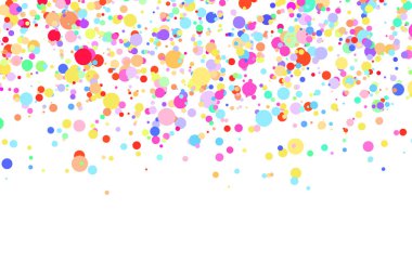 Açık renkli arka plan, daireli renkli vektör dokusu. Sıçrama efekti pankartı. Bulanık yağmur damlaları içeren parlak gümüş nokta çizimi. Web sayfası, afiş, poster, kart deseni