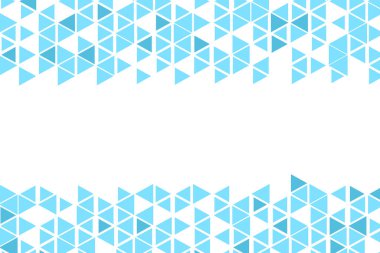 Çokgen mavi mozaik arka plan. Soyut düşük poli vektör çizimi. Üçgen desen, kopyala uzayı. Poster, pankart, el ilanı üçgenli geometrik iş tasarımı