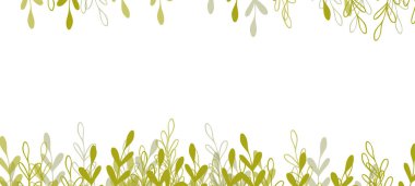 Renkli egzotik yapraklı çiçek web afişi. Doğa konsepti tasarımı. Yaz dallı modern çiçek kompozisyonları. Ekoloji, natura, çevre teması üzerine vektör illüstrasyonu. Boşluğu kopyala