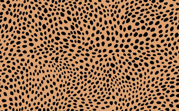 Patrón moderno sin costuras de leopardo abstracto. Animales de fondo de moda. Beige y negro vector decorativo stock ilustración para imprimir, tarjeta, postal, tela, textil. Adorno moderno de piel estilizada — Archivo Imágenes Vectoriales