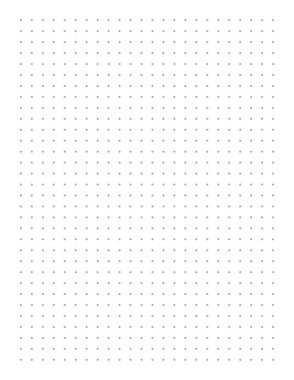 Grafik kağıdı. Yazdırılabilir noktalı şebeke kağıdı beyaz arkaplanda. Okul, defter, günlük, notlar, baskılar için noktalı geometrik soyut, şeffaf çizimler. Gerçekçi boş kağıt boyutu Harf