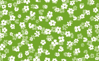 Çiçeksiz, el çizimi renkli çiçekler. Tatlı yaz geçmişi. Modern çiçek kompozisyonları. Duvar kağıdı, poster, kart, kumaş ve tekstil için moda vektör stoku çizimi