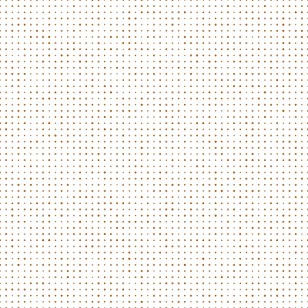 Abstraktní módní polka tečky pozadí. Bílý bezešvý vzor s béžovými kruhy. Vzor šablony pro pozvání, plakát, pohlednice, leták, banner, textil, tkanina — Stockový vektor
