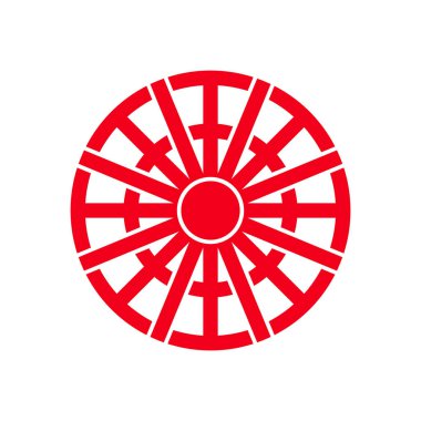 Hedef hedef ikonu, okçu spor oyun sembolü. Hedeflenen nokta işaretçisi. Keskin nişancı tüfeği odaklama işaretçisini vur. Hedef alınıyor. İzole vektör illüstrasyonu