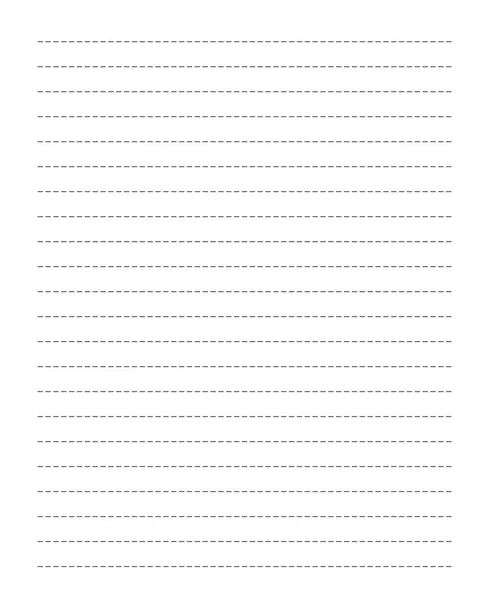 Grid papier. Abstracte gestreepte achtergrond met horizontale lijnen. Geometrische patroon voor school, behang, texturen, notebook. Leeg papier blanco geïsoleerd op transparante achtergrond — Stockvector