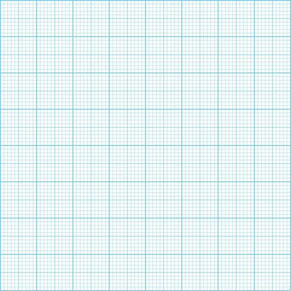 Mřížka papíru milimetrového grafu. Abstraktní čtvercové pozadí. Geometrický vzorec pro měření traťové stupnice technického inženýrství. Lined blank pro vzdělávání izolované na průhledném pozadí — Stockový vektor
