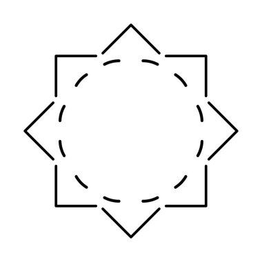 Hedef hedef ikonu, okçu spor oyun sembolü. Hedeflenen nokta işaretçisi. Keskin nişancı tüfeği odaklama işaretçisini vur. Hedef alınıyor. İzole vektör illüstrasyonu
