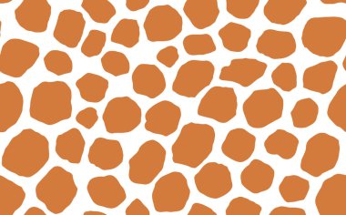 Soyut modern zürafa kusursuz desen. Hayvanlar modaya uygun arka plan. Baskı, kart, kartpostal, kumaş ve tekstil için renkli dekoratif vektör çizimi. Modern stilize cilt süsü