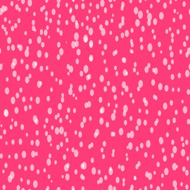 Soyut el boğma polka noktaları arka plan. Pembe noktalı, beyaz daireli, pürüzsüz desen. Davetiye, poster, kart, el ilanı, tekstil, kumaş için şablon tasarımı