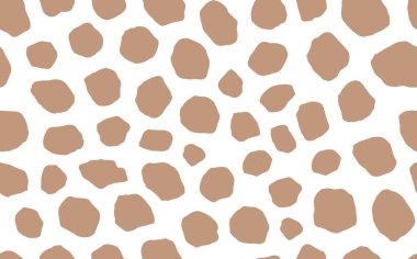 Soyut modern zürafa kusursuz desen. Hayvanlar modaya uygun arka plan. Baskı, kart, kartpostal, kumaş ve tekstil için renkli dekoratif vektör çizimi. Modern stilize cilt süsü