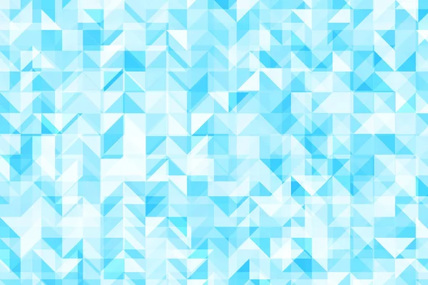 Polygonaler blauer Mosaikhintergrund. Abstrakte Darstellung des Low-Poly-Vektors. Dreieckiges Muster, Kopierraum. Vorlage geometrisches Businessdesign mit Dreieck für Poster, Banner, Karte, Flyer — Stockvektor