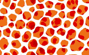 Soyut modern zürafa kusursuz desen. Hayvanlar modaya uygun arka plan. Baskı, kart, kartpostal, kumaş ve tekstil için renkli dekoratif vektör çizimi. Modern stilize cilt süsü