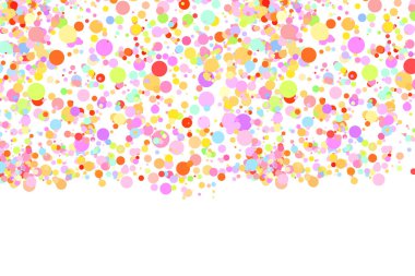 Açık renkli arka plan, daireli renkli vektör dokusu. Sıçrama efekti pankartı. Bulanık yağmur damlaları içeren parlak gümüş nokta çizimi. Web sayfası, poster, kart deseni.