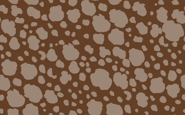 Abstract modern luipaard naadloos patroon. Dieren trendy achtergrond. Bruine decoratieve vector stock illustratie voor print, kaart, ansichtkaart, stof, textiel. Moderne ornament van gestileerde huid — Stockvector