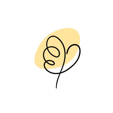 Soyut yuvarlak noktalı bir dal. Sanatsal çiçek desenli minimalist baskı. Pastel damlalı bir bitkinin siyah silueti. Yapraklı modern suluboya şekiller, akrilik mürekkep damlaları. Vektör ögesi