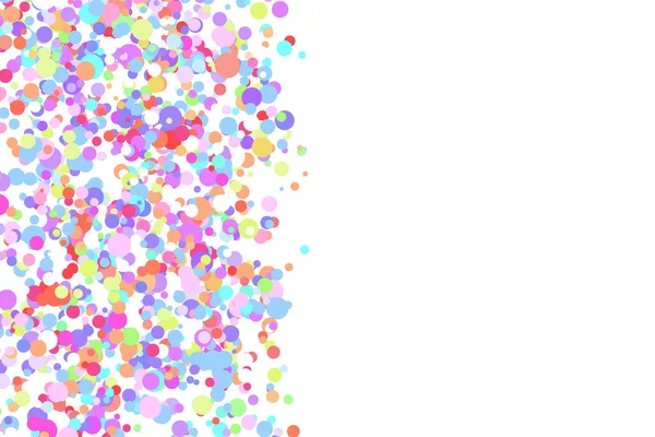 Leichter mehrfarbiger Hintergrund, bunte Vektortextur mit Kreisen. Splash-Effekt-Banner. Glitter Silver Dot abstrakte Illustration mit verschwommenen Regentropfen. Muster für Webseite, Poster, Karte. — Stockvektor