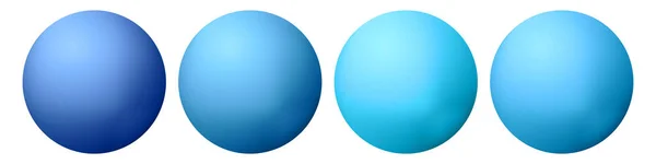 Набор из стеклянных цветных шариков. Глянцевый реалистичный шар, трехмерная абстрактная векторная иллюстрация на белом фоне. Большой металлический пузырь с тенью — стоковый вектор