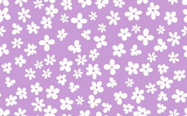 Çiçeksiz, el çizimi renkli çiçekler. Tatlı yaz geçmişi. Modern çiçek kompozisyonları. Duvar kağıdı, poster, kart, kumaş ve tekstil için moda vektör stoku çizimi