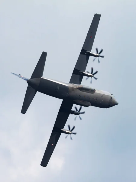 Volkel Nederland Juni 2013 Militair Transportvliegtuig Vliegbasis Vluchtuitvoering Luchtmacht Luchtvaart — Stockfoto