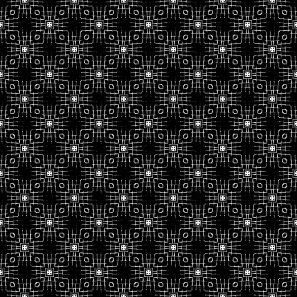 黒と白の表面パターンのテクスチャ Bw装飾グラフィックデザイン モザイク装飾品 パターンテンプレート ベクターイラスト — ストックベクタ