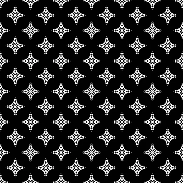 Zwarte Witte Oppervlakte Patroon Textuur Decoratieve Grafische Vormgeving Mozaïekornamenten Patronen — Stockvector