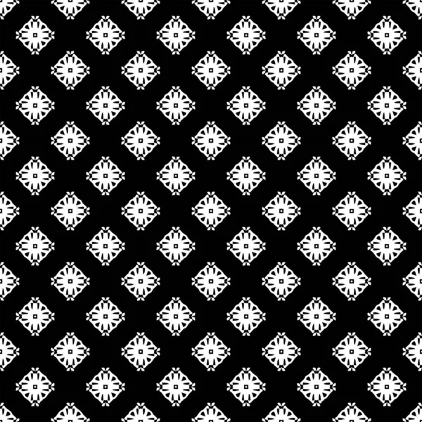 Textura Patrón Superficie Blanco Negro Diseño Gráfico Ornamental Adornos Mosaico — Vector de stock
