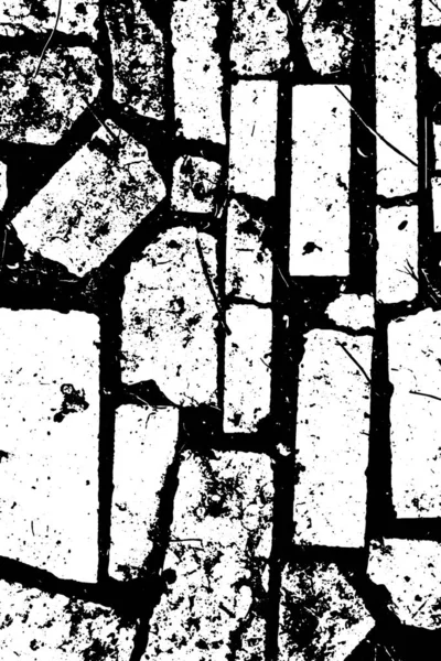 Grunge Vektorová Textura Abstraktní Popraskané Pozadí Zestárlý Ošlehaný Povrch Špinavé — Stockový vektor