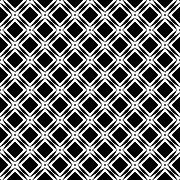 Schwarz Weiße Struktur Des Oberflächenmusters Ornamentale Grafische Gestaltung Mosaikschmuck Mustervorlage — Stockvektor