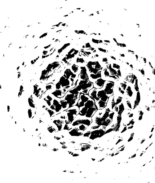 Грандж Векторна Текстура Абстрактний Тріснутий Фон Старі Вивітрені Зламані Поверхні — стоковий вектор