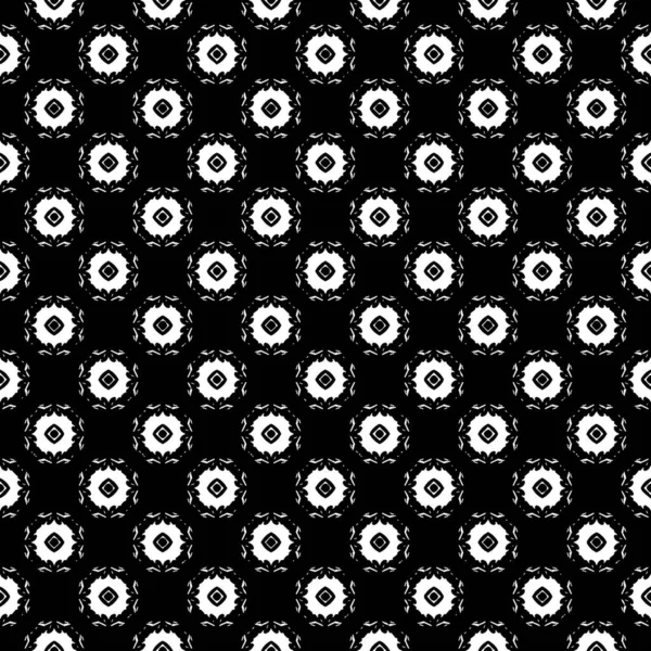 Struttura Della Superficie Bianco Nero Design Grafico Ornamentale Ornamenti Mosaici — Vettoriale Stock