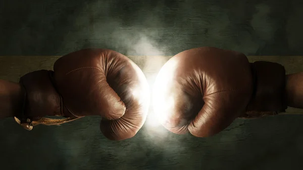 Boxhandschuhe mit der Flagge Argentiniens — Stockfoto