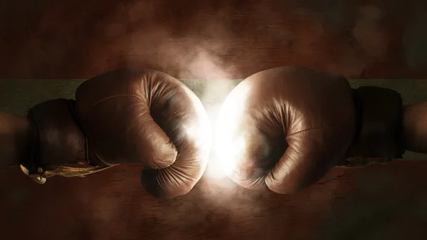 Luvas de boxe com a bandeira da Áustria — Fotografia de Stock