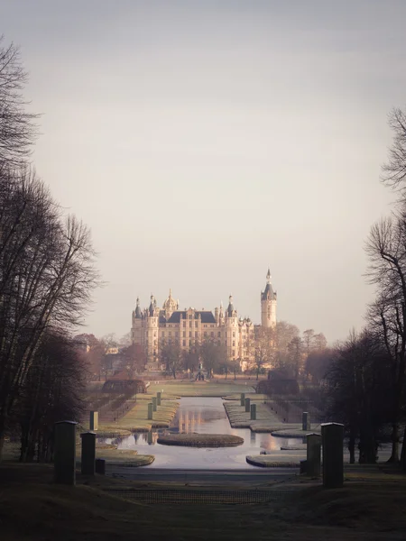 Das Schweriner Schloss im Winter — Stockfoto