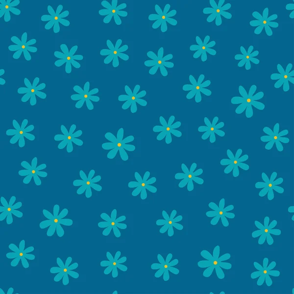 Magnifique motif sans couture avec des fleurs, illustration vectorielle — Image vectorielle