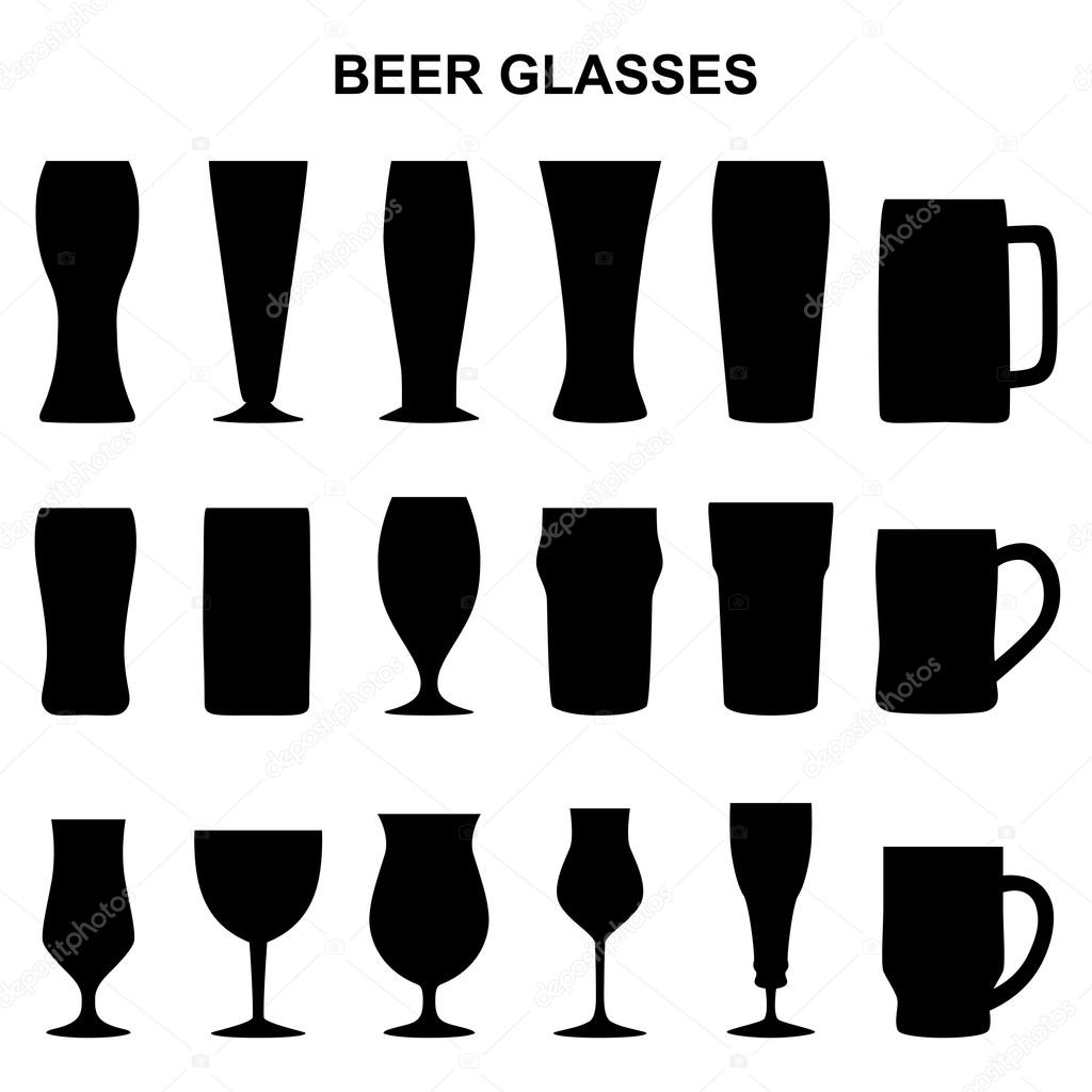 beer vector silhouette