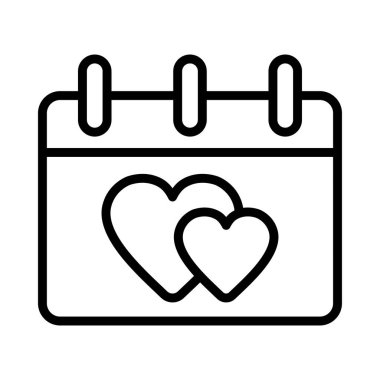 Beyaz arkaplan, vektör illüstrasyonuna tarih takvimi simgesini kaydet