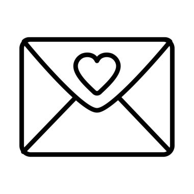 Beyaz arkaplanda düğün daveti simgesi, vektör illüstrasyonu