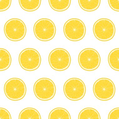 Limonlu parlak, pürüzsüz desen, vektör illüstrasyonu