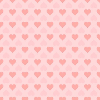 Sorunsuz kalp desen, vektör çizim