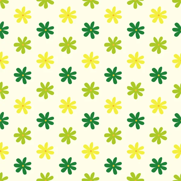 Motif floral sans couture, illustration vectorielle — Image vectorielle