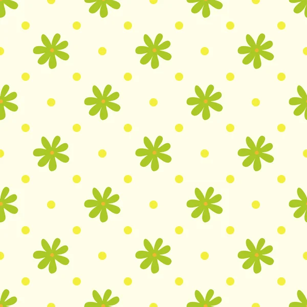 Motif floral sans couture, illustration vectorielle — Image vectorielle