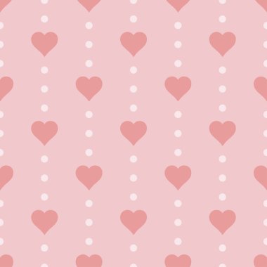 Sorunsuz kalp desen, vektör çizim