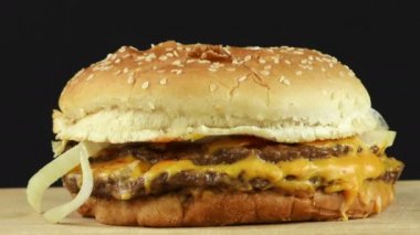 Lezzetli bir Hamburger
