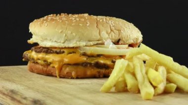 Lezzetli bir Hamburger