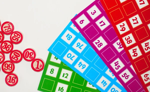 Lotto Bingo Tombala Jogos de azar Entretenimento — Fotografia de Stock