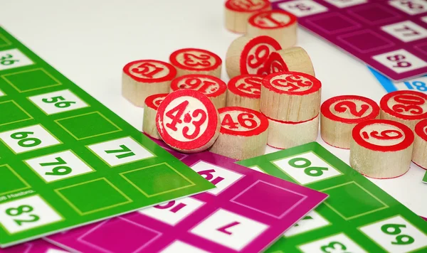 Lotto Bingo Tombala hazardní hra zábava — Stock fotografie