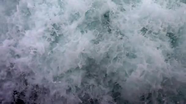 Zee water golven — Stockvideo